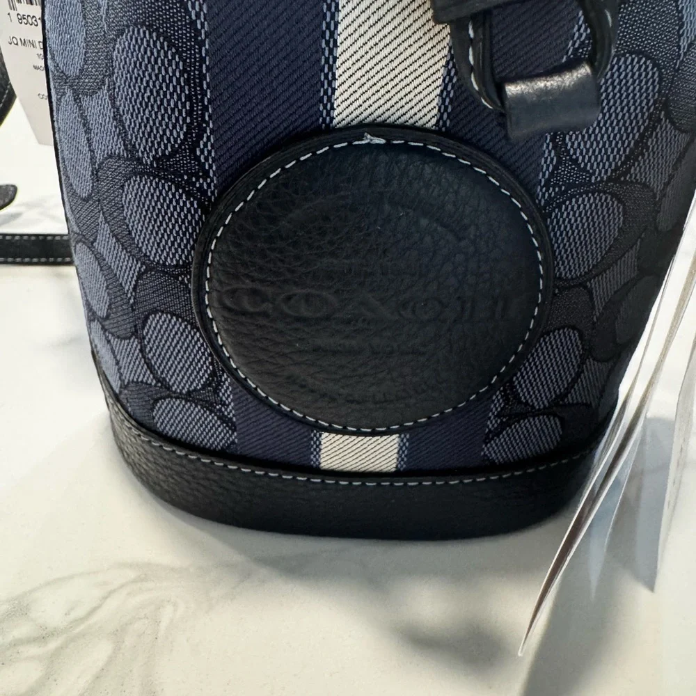 Coach Jacquard Mini Bucket Bag - Picture 3 of 8